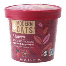Modern Oats 5 베리 프리미엄 오트밀, 65g, 1개