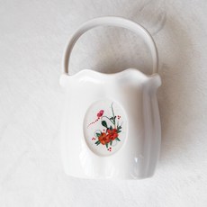 주방소품 도자기모음/국산/울트라본도자기, 04_바구니수저꽃이, 1개