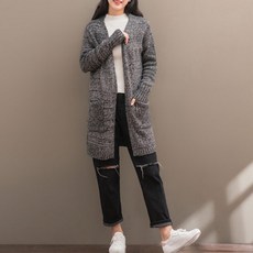 마더라이크 JS.2088주머니가디건- 여성가디건 니트가디건 빅사이즈 임부복