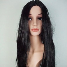 파티 코스프레 귀신 긴머리 가발, 10검정, 1개
