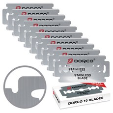 도루코 화장도 양면 면도날 10개입, 1개