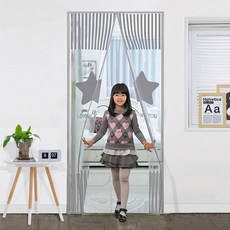 다샵 현관 방문 창문 베란다용 일체형자석 EVA 방풍비닐