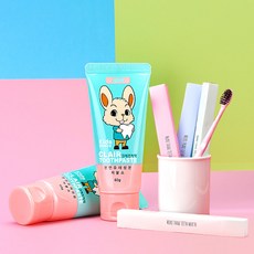 닥터이엘 키즈 28탁 크레르 저불소 치약, 60g, 2개