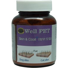 웰펫 뉴스킨앤코트 반려동물영양제, 피부/피모, 2개