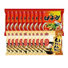 삼양 나가사끼짬뽕 10개 + 농심 너구리 얼큰한맛 10개, 1개