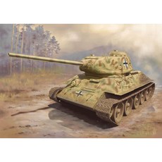 드래곤 1대35 T-34 85mm 독일군 사양 프라모델, 1개