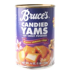 Bruce's 캔디드 얌스 컷 스위트 포테이토 인 시럽, 454g, 1개