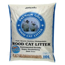 에밀리펫 우드 고양이 캣 리터, 1개, 10L
