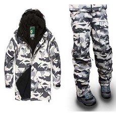 SOUTH PLAY 滑雪板頂部和底部套件 - 白色染色滑雪/板頂部