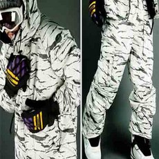 SOUTH PLAY 滑雪板上下套裝 - White Desert 滑雪板/板頂