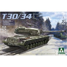 타콤 1대35 미군 T30 34 중전차 프라모델, 1개