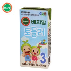 [정식품] 유아식 베지밀 토들러 3단계(24개월~36개월) 190mlX32팩 아기두유, 190ml, 32개