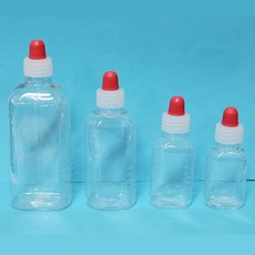 투약병 PET 투명 100CC 60CC 30cc 20cc 짧은마개, 100개, PET 30cc 짧은마개