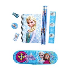 문구세트_겨울왕국 8P 폴리백 문구세트+틴 필통SET(랜덤), 랜덤, 1개