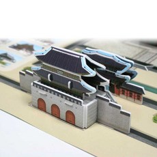 IQ EQ 쑥쑥 크래커플러스 3D 입체 종이 퍼즐 PUZZLE, 07 경복궁, 1개