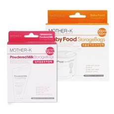마더케이 분유저장팩 240ml 30매+이유식저장팩 200ml 30매, 1개