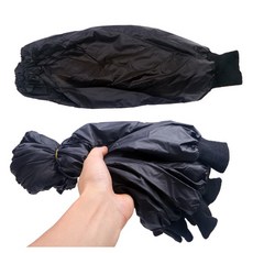 방수토시 검정색 단색 다후다 하이그로시 비닐 원단 팔토시 비닐토시 작업 위생토시