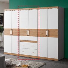 루미가구 스타 800 주니어 투서랍 장롱 (착불), D-편백화이트