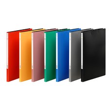 파일 PP 레버클립화일 상철 A4 F430-7, 적색, 1개