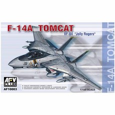 BFAF10003 AFV 클럽 1대100 F-14A Tomcat VF-84 졸리로져스 프라모델, 1개