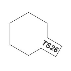 안다미로몰 (TAMIYA) TS 26 스프레이 캔 PURE WHITE 푸어 유광 화이트, 본상품선택, 1개