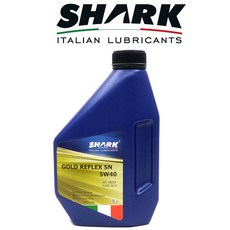 샤크 골드리플렉스 5w40 1리터 가솔린 엔진오일, 100개, 1L
