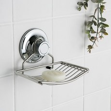 스파이더락 와이어 비누대, 실버, 1개