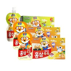 뽀로로 홍삼쏙쏙 오렌지20팩+사과매실10팩, 30개, 100ml