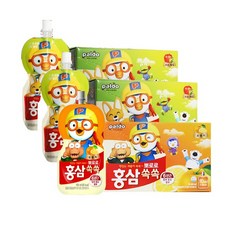 뽀로로 홍삼쏙쏙 사과매실20팩+오렌지10팩, 30개, 100ml
