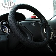 K5 전용 럭셔리 블랙아트 가죽 핸들커버, 블랙