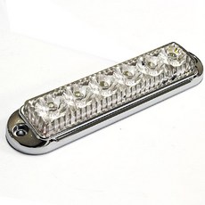하이브리딩 화물차 6LED 램프 시그널램프 차폭등, 12V 화이트, 1개