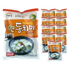 자연미가 열우물 연근 동치미 4.5kg(450gx10팩), 450g, 10개