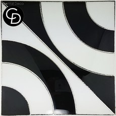 중앙데코 시트라인 실버줄눈 300각 벽 바닥타일 벨라타일, 12.실버라인 300A-03 써클(30cm), 1개