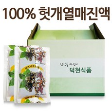 국내산100% 진하게만든 헛개열매즙 110ml 덕현식품, 50개