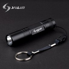 스파램 폴리스 미니 LED후레쉬 손전등, 블랙