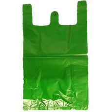 부국 손잡이 고급마트봉투 연두 3호, 10L, 140개