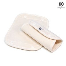 허그파파 프리미엄 100% 오가닉 침받이 아기띠 어깨끈용, 1개