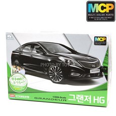 (MCP)현대자동차 1/24 그랜저 HG(블랙 색상)(15121A), 단품, 1개