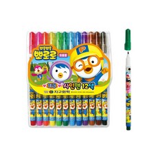 지구화학 뽀로로사인펜 12색, 본상품선택, 단품