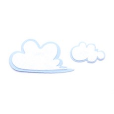 피플스파티 펠트꾸미기 해 달 하늘, 구름