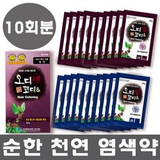 오디코디 오디코디앤 헤어컬러, 자연갈색 10회분, 1개