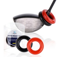 kaxiyagolf 揮桿加重環, 黑色, 1個