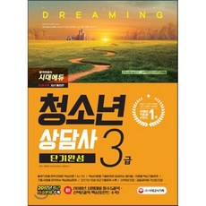 2018 청소년상담사 3급 단기완성 : 출제경향 반영한 중요 핵심이론 1 to 110 챕터별.이론별 핵심기출문제 핵심예상문제 2017년 최근 기출문제 수록, 시대고시기획 시대교육