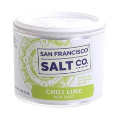 San Francisco Salt Company 칠리 라임 씨 솔트, 1개, 113g