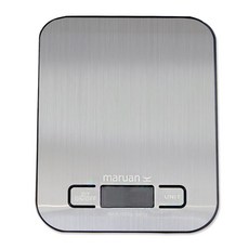마루안 디지털 주방 저울 MKS-101SV, 실버, 1kg