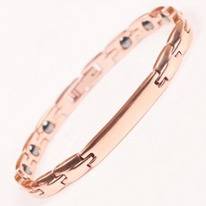 장바9니 게르마늄팔찌 03.토르말린건강팔찌-여자로즈골드, 1개