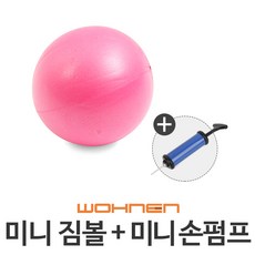 WOHNEN 다이어트짐볼, 미니짐볼(핑크)25cm(손펌프O)