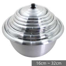 국산 양은 새마을 솥 모음 16 18 20 22 24 26 28 30 32 cm 냄비 업소 식당 주방 찜 곰솥, 08_새마을솥 30cm
