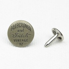 JStrading 흔들이 단추 (10쌍), 아베크 15mm 엔골드, 10개