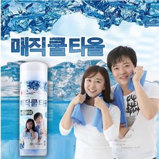 정스포츠 라이프가드 매직쿨타올 스포츠타올 아이스 냉매 머플러 프리미엄, OPP지퍼백, 1개